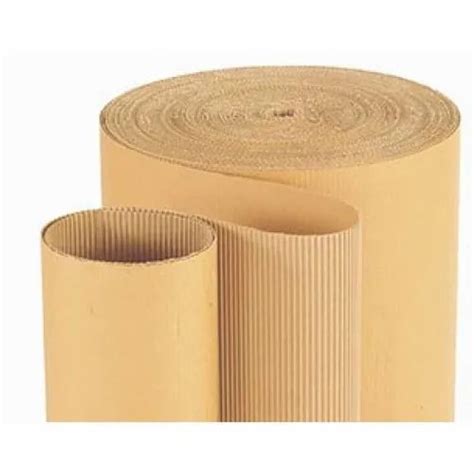 Kraft Paper Plain Brown Corrugated Roll GSM 80 120 GSM At Rs 30