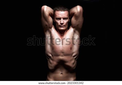 Brutal Bodybuilder Strong Naked Body Muscular Stock Photo 2023301342 Shutterstock