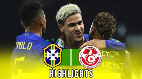 Brazil Vs Tunisia Live International Friendly Mach