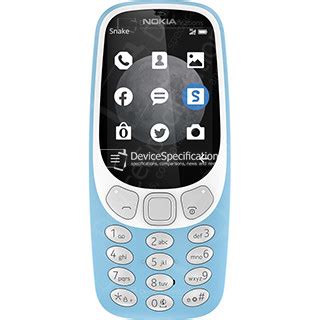 Nokia 3310 3G - Specifications