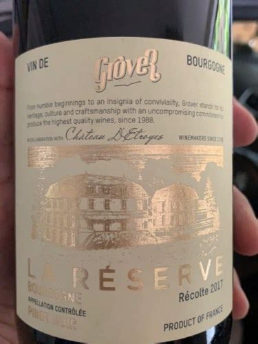 Grover Zampa La Réserve Bourgogne Pinot Noir Vivino US