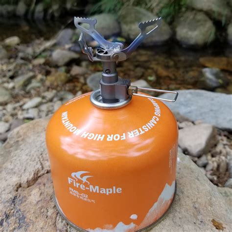 Brs Portable Titanium Mini Camping Gas Burner Stove