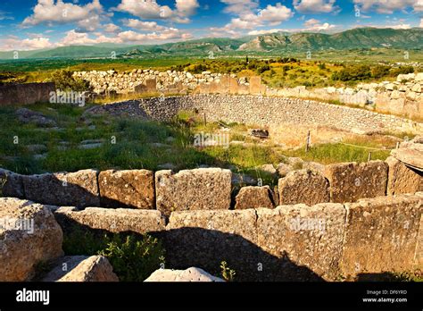 Grave Circle A Mycenae Unesco World Heritage Archaeological Site