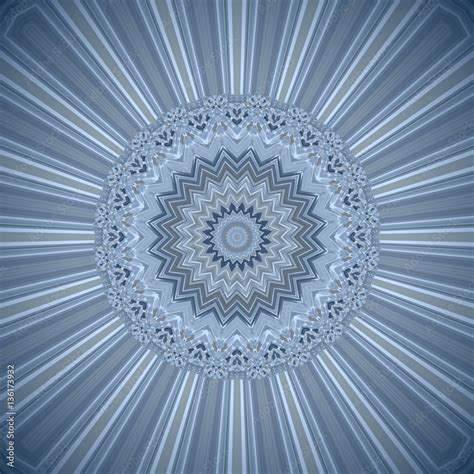 Hintergrund Mandala in Blau Weiß Braun Hypnose und Meditation