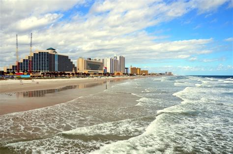 Daytona Beach Beach Ocean Florida Sea Architecture Free Image Peakpx