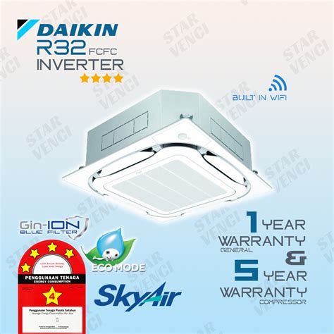 Daikin R32 20hp 50hp Skyair Wifi Ceiling Cassette A