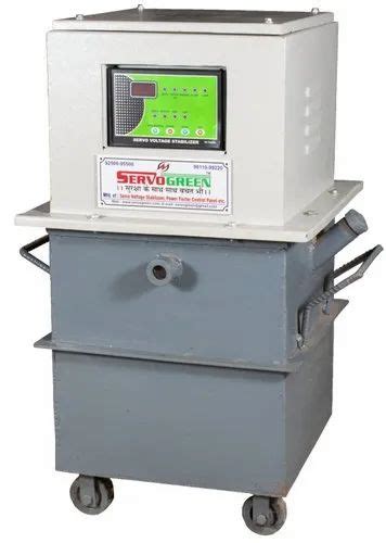 Servogreen Single Phase Servo Voltage Stabilizer Current Capacity