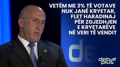 Vet M Me T Votave Nuk Jan Kryetar Flet Haradinaj P R Zgjedhjen E