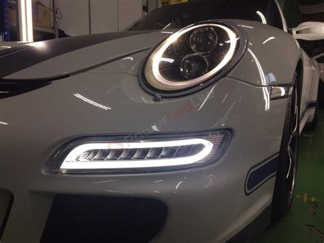 Jeu De Feux Diurnes Led Look Turbo Pour Porsche Mki