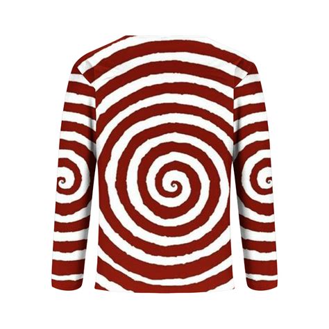 Ddapj Pyju Mens 3d Optical Illusion T Shirts Long Sleeve Printed