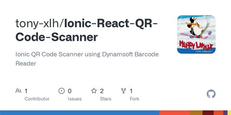 Github Tony Xlh Ionic React Qr Code Scanner Ionic Qr Code Scanner