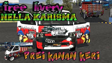 Daihatsu Granmax Livery Bussid Free Livery Nella Karisma Youtube