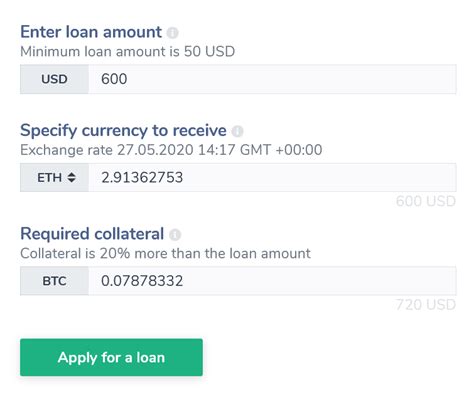 Step By Step Guide How To Receive A Crypto Backed Loan On Biterest