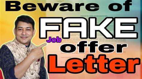 How To Identify Fake Offer Letter For Jobs Beware Of Fake Job Offer