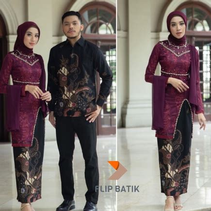 Jual Gaya Tanpa Mahal Kebaya Couple Wisuda Modern Kebaya Hana Set Tunik