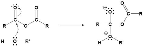 Acid Anhydrides React With Alcohols To Form Esters Chemistry Libretexts