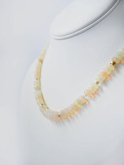 Big White Opal Necklace Marianne Homsy Jewelry