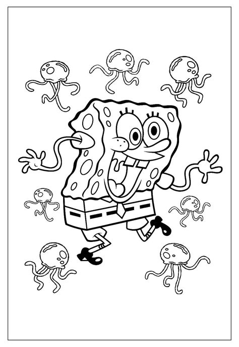 Desenhos De Pintar Do Bob Esponja