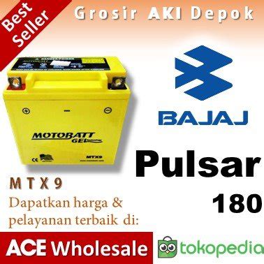 Jual Aki Bajaj Pulsar 180 MTX9 MOTOBATT Aki Kering Gel Motor U Yuasa GS