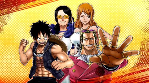 Hd Wallpaper Anime One Piece Gild Tesoro Monkey D Luffy Nami One