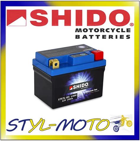 BATTERIE A LITHIUM SHIDO LTX7L BS YTX7L BS VT 125 C Shadow 2004 EUR