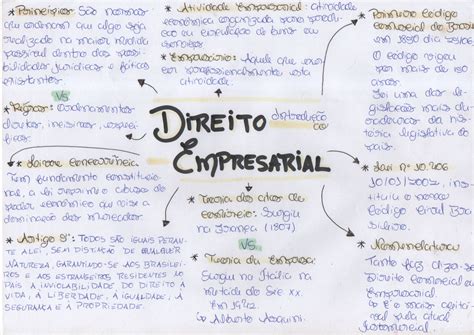 Mapa Mental Direito Empresarial BRAINCP