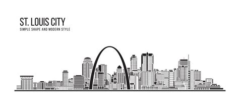 St Louis Skyline Silhouette Images – Browse 464 Stock Photos, Vectors ...