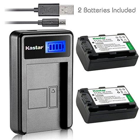 Kastar Battery X Lcd Slim Usb Charger For Sony Np Fh Np Fh Np