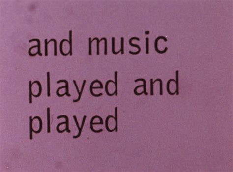 There Is A Sign That Says And Music Played And Played