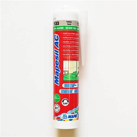 Mapei Sealant Mapesil AC Sand 133 Stone Tile Sealant Size