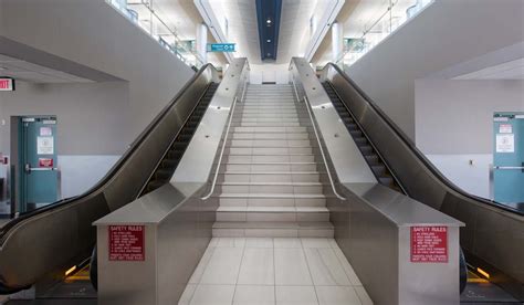 Crossville Pensacola International Airport Porcelain Stone Stairway