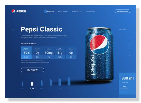 Pepsi - Design Concept by Dinis Romaniuk on Dribbble