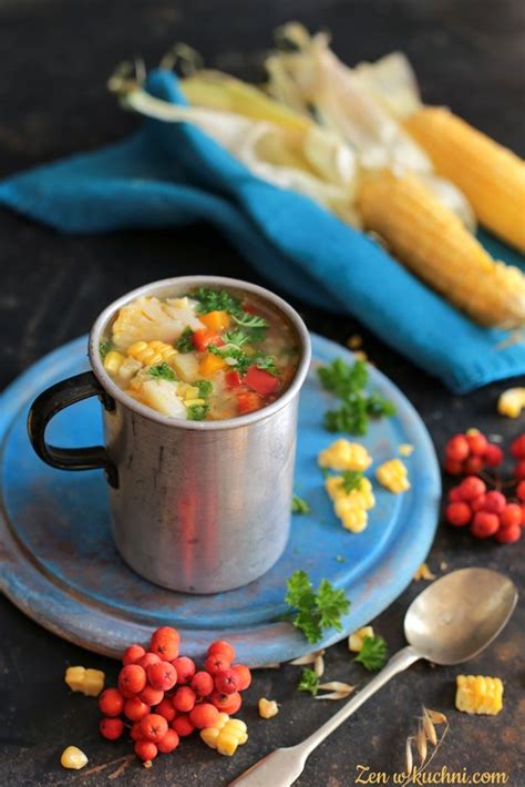 Zupa z kukurydzą delikatna Zen w kuchni Receita