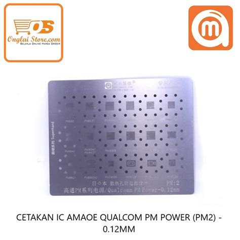 Jual CETAKAN IC BGA AMAOE QUALCOM POWER PM 2 ORIGINAL Di Lapak Onglai