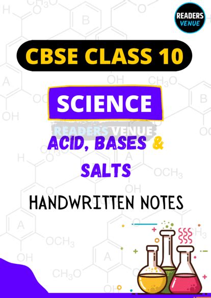 Acid Bases And Salts Handwritten Notes PDF 2022 23 Readers Venue