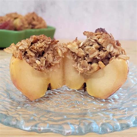 Old Fashioned Baked Apples With Oatmeal Filling Desserts With Stephanie