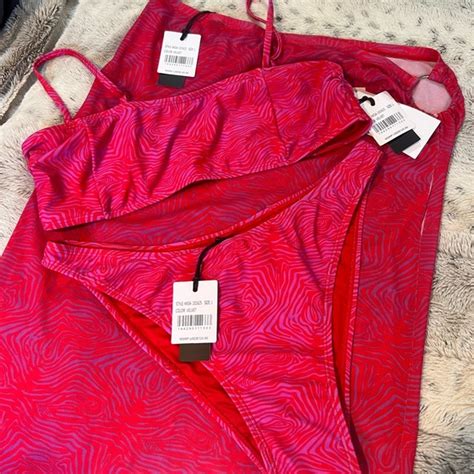 Kendall Kylie Swim Kendall And Kylie 3 Piece Bikini Swimsuit