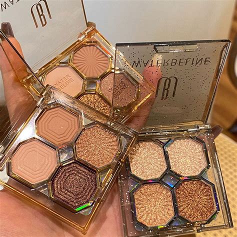 Paleta De Sombra De Olho 4 Cores Foscas Glitter Shopee Brasil