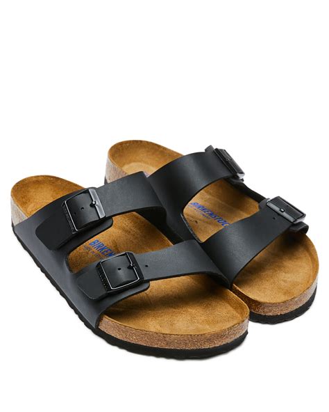 Birkenstock Mens Arizona Sfb Sandal Black Surfstitch