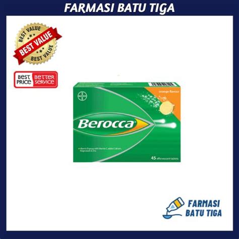 Berocca Effervescent Tablet Orange S Shopee Malaysia