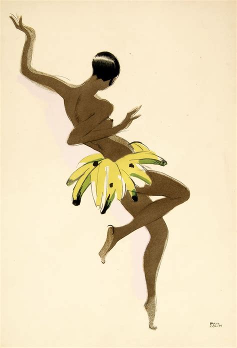 Josephine Baker From Le Tumulte Noir Art Deco Poster By Paul