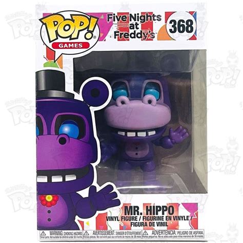 Five Nights At Freddys Fnaf Mr Hippo 368 Funko Pop Vinyl Pop Vinyl Five Night