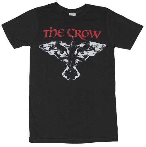 The Crow The Crow Movie Mens T Shirt Classic Crow Face Logo Image