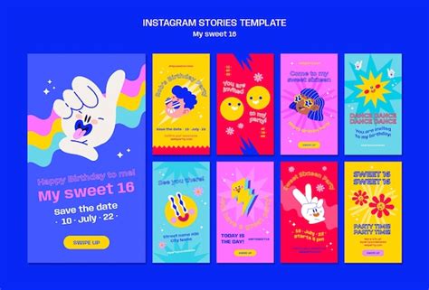 Free Vector Instagram Stories Collection For Dia Das Criancas Celebration