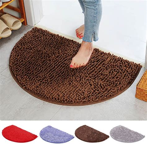 Non Slip Bath Mat 40x60cm Chenille Soft Microfibers Bathroom Mats