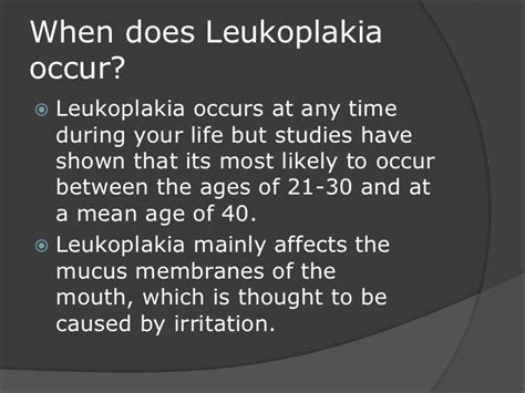 Leukoplakia Treatment Drugs Leukoplakia Pictures Symptoms Causes Treatment Or The