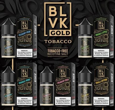 Líquido BLVK SALT 50 MG Linha GOLD Tabakka