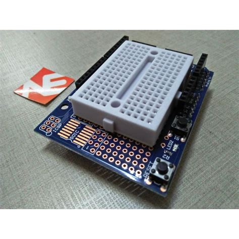 Arduino Prototyping Shield Protoshield With Mini Breadboard Lazada