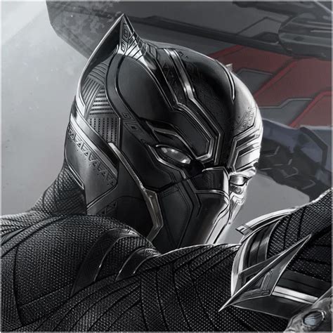 Black Panther Closeup Art By Ryan Meinerding Martin Freeman Black Panthers Marvel Facts