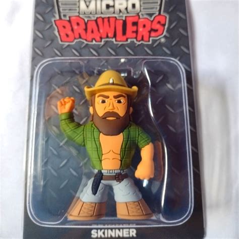 Pro Wrestling Tees Toys Skinner Micro Brawler Pro Wrestling Crate